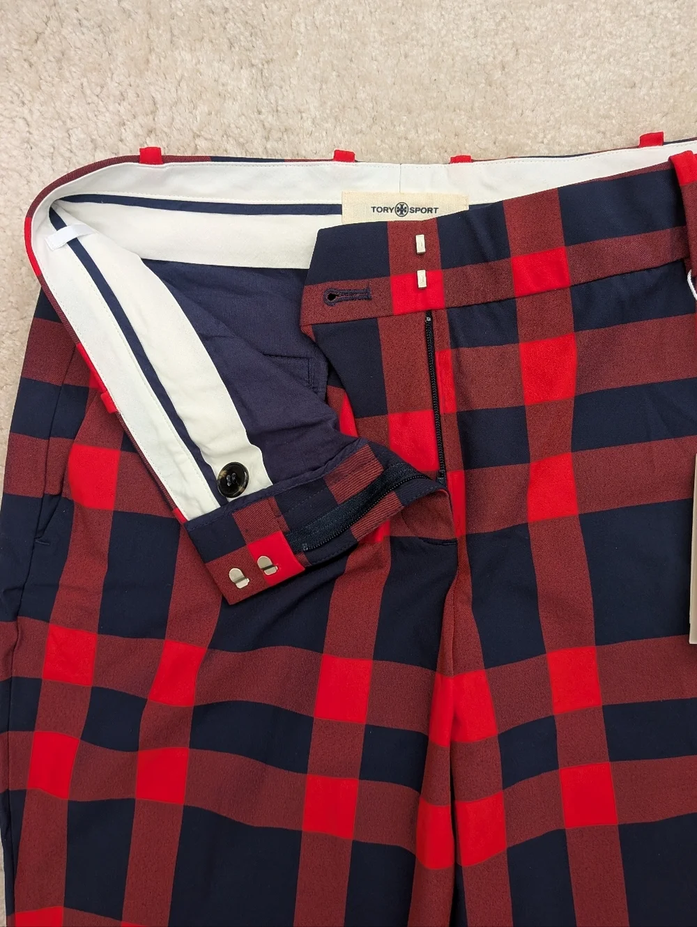 NWT Tory Burch Twill Golf Pants 6